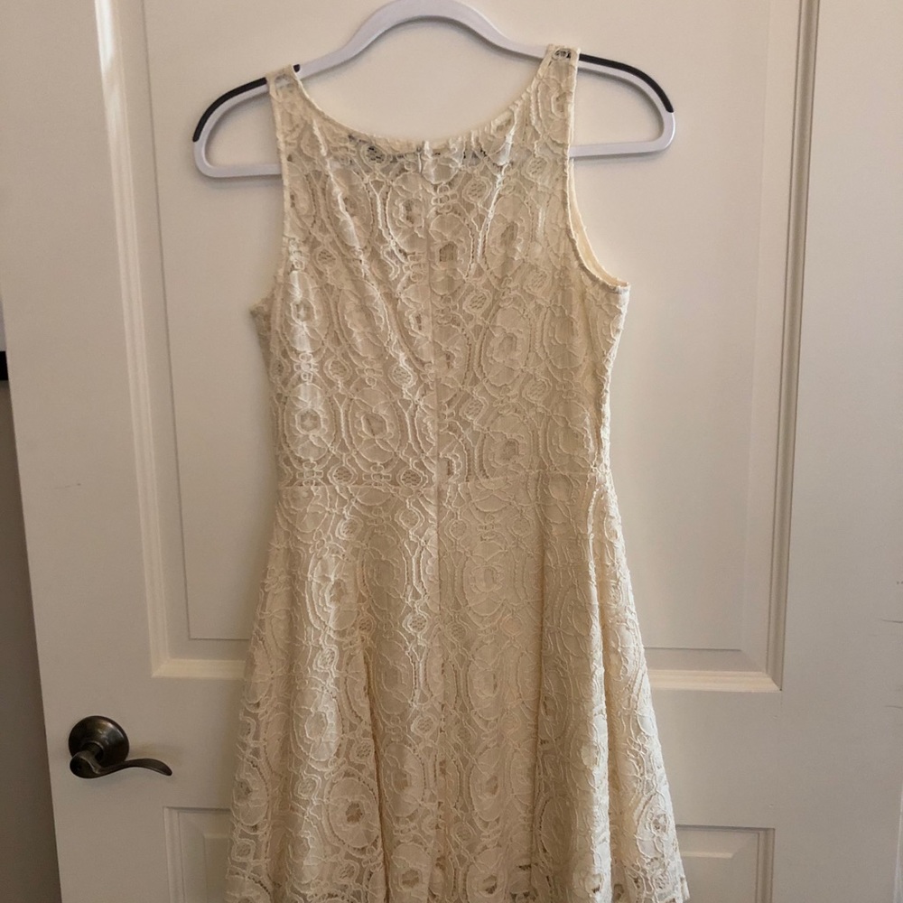 NWOT BB Dakota Knit/Lace Sundress - Ivory • Size 2 - Picture 7 of 7